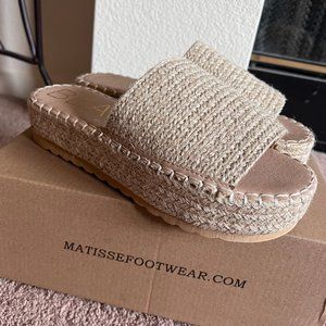 Del Mar Espadrille Platform Sandal by BEACH BY MATISSE size 7